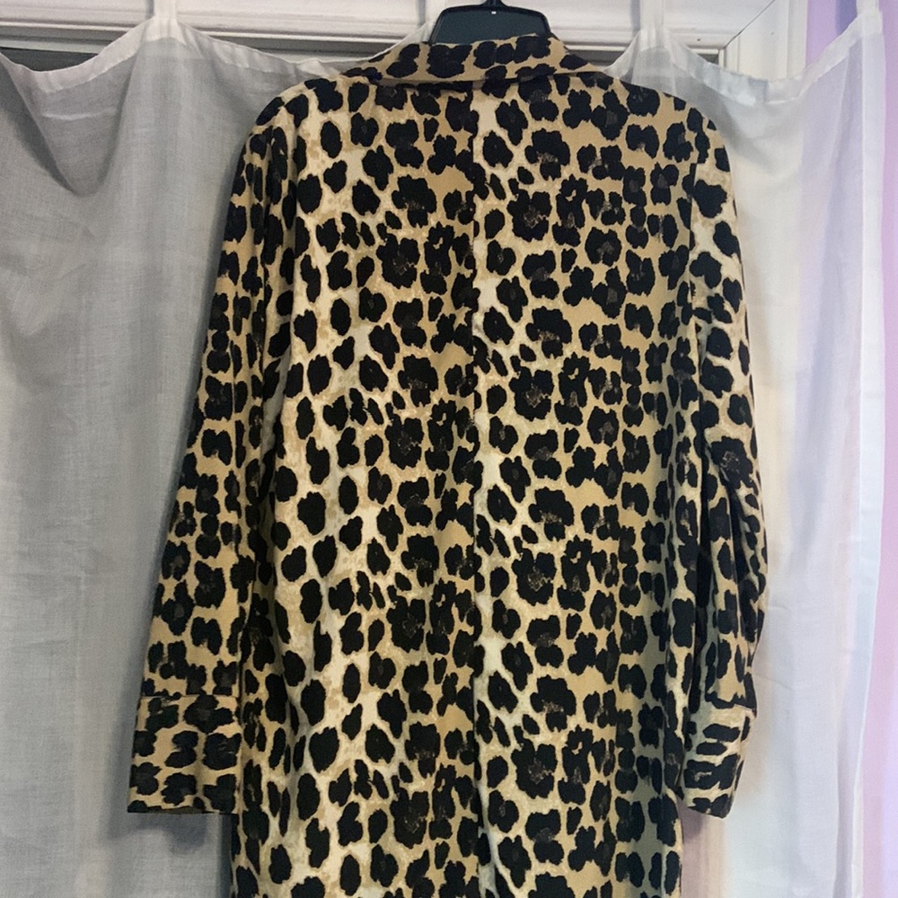 Collared cheetah print dress - Picture 4 of 4